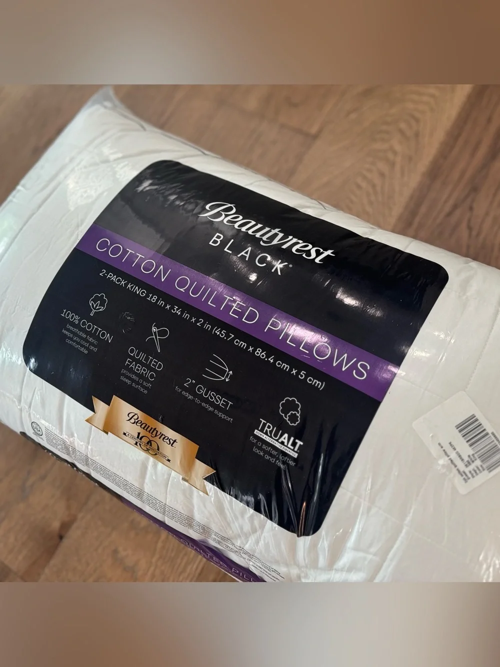 🎉LAST‎ CHANCE🎉BEAUTYREST BLACK 2pk Luxurious Down Alternative Pillows